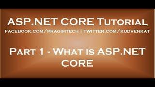 What is ASP NET Core