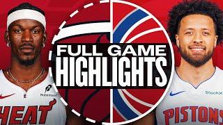 HEAT at PISTONS | FULL GAME HIGHLIGHTS | December 16, 2024