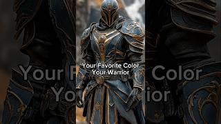 Your Favorite Color Your Warrior | Ai Generated #aiwithcapcut