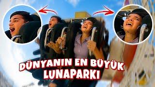 KIZ KARDEŞİMLE DÜNYANIN EN BÜYÜK LUNAPARKINDA 1 GÜN GEÇİRMEK !