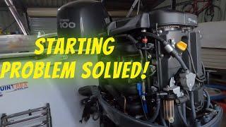 Yamaha 100hp Outbourd Starting Issue - Problem Solved!