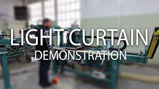 Light Curtain Safety Demonstration