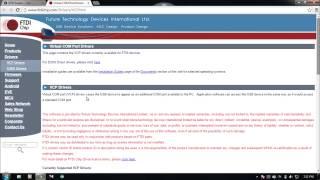 FTDI Driver Installation
