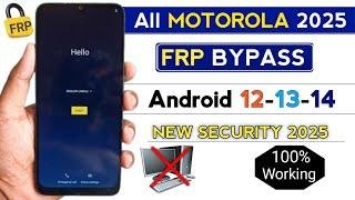 2025 NEW:All Motorola/Moto FRP Bypass/Unlock Android 12/13/14 Without Pc/Google Account Remove Moto