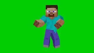 Minecraft Steve Dancing Meme  | Green Screen | Video Edit Effect