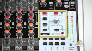 Control Room Outputs: How to Connect BEHRINGER XENYX Mixer with TRUTH Monitors