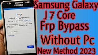 Sm J710f Frp Bypass Without Pc || Samsung J7 Core Google Account How To Remove #frp