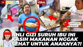 VIRAL! IBU UTTI TIKTOK KASIH ANAK MAKANAN NGGAK BERGIZI KARENA DISURUH DOKTER AHLI GIZI? KOK BISA?!