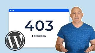 Fix 403 Forbidden Error in WordPress - 2025