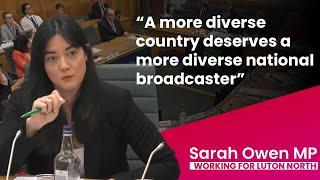 Grilling BBC Bosses on jobs in Luton | Sarah Owen MP | Public Accounts Committee