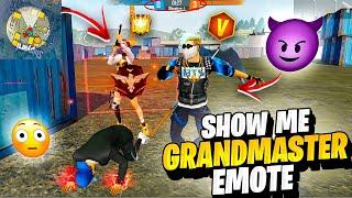 EMOTE REVENGE WITH THE GRANDMASTER PLAYERS GONE FAR || WE WILL SHOW THEM !! 