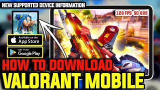 HOW TO DOWNLOAD VALORANT MOBILE ON ANDROID AND IOS II DEVICE NOT SUPPORTED PROBLEM SOLUTION  100%