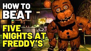 How to Beat the KILLER ANIMATRONICS in FIVE NIGHTS AT FREDDY'S