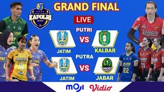 JADWAL FINAL KAPOLRI CUP 2024 HARI INI: 12 Okt 2024 -JAWA TIMUR vs JAWA BARAT - VOLI KAPOLRI CUP