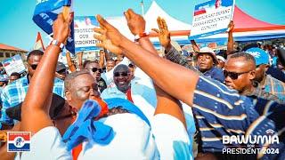 Watch Dr. Bawumia Energize Voters at Tema Central With His Door-to-Door Campaign