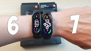 XIAOMI MI BAND 6 VS BAND 7 - ЧТО ИЗМЕНИЛОСЬ? ПОЛНОЕ СРАВНЕНИЕ!