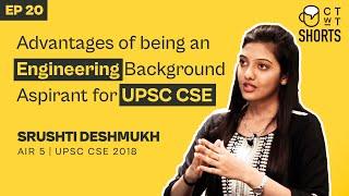 Advantages For Engineering Background Students in UPSC Preparation - IAS Srushti Deshmukh