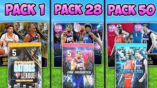 50 FREE PACKS BUILT MY TEAM!! (DARK MATTER PULL)