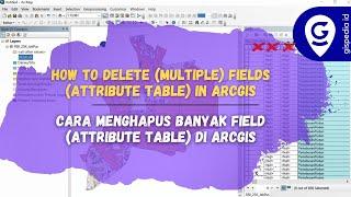 Cara Menghapus Field (Attribute Table) di ArcGIS | How to Delete Fields (Attribute Table) in ArcGIS