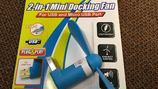 USB Fan with Micro USB connector from CDRKING