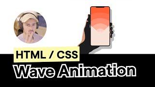 HTML / CSS - Creative Wave Animation