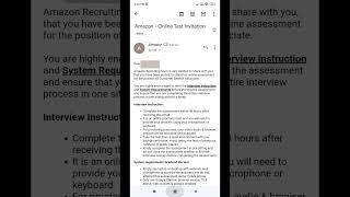 Amazon online test invitation || Amazon test || Amazon assessment