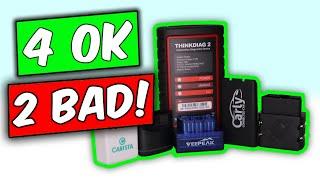 I bought 6 OBD2 scanners. Don't buy these ones! Thinkdiag2, OBD11, Veepeak, Carista, Carly, OBDlink