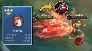 NEW LIFESTEAL MASHA BUILD HIGH RANK MATCH! (RECOMMENDED 2024)