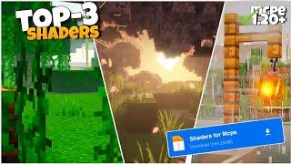 Top 3 shader for Minecraft pe 1.20 | Shader for Minecraft pe 1.20 / 1.21 | shader for mcpe 1.20