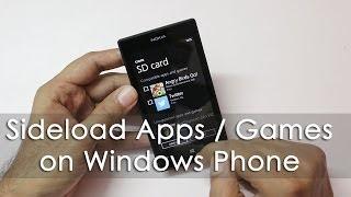 Sideload / Install Games & Apps on Windows Phone 8 via SD Card Legally