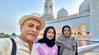 Most Majestic Sheikh Zayed Grand Mosque Abu Dhabi! We Begin Our Holiday Here! Vlog 228