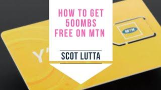 Get unlimited free internet on  mtn sim card