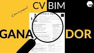  Cómo hacer tu CV BIM GANADOR de arquitecto o ingeniero