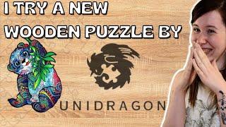 I try a NEW Wooden Jigsaw Puzzle by  UNIDRAGON...OMG!!!