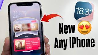 iOS 18.3.1 New Secret Hidden Features - iPhone New Music UI Widget - Enable Now Any iPhone