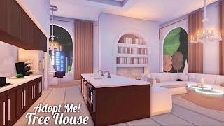 Adopt Me! Aesthetic Luxury City Tree House - Tour and Speed Build