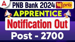 PNB Recruitment 2024 | PNB Apprentice Notification Out | Punjab National Bank Vacancy 2024