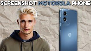 How To Screenshot Motorola Phone In 2024 (NEW METHOD)