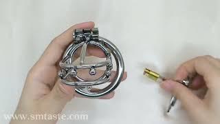 Metal Pellet Chastity Cage Q409033