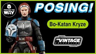 Star Wars The Vintage Collection Bo-Katan Kryze VC 226 | The Mandalorian | Action Figure Posing!