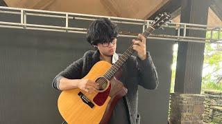 A Sound Check that blew minds! Naga kid finger style guitarist Zayie Zacchaeus Suohu |