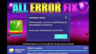 Bluestacks 5 Installation Failed. #Bluestcaks5 All Emulator Installation Error Solve.