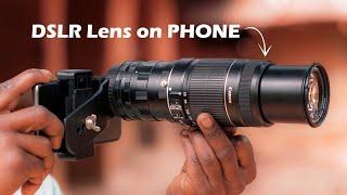 DSLR Lens on Mobile Camera - 100% Working 