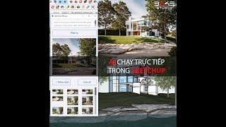 SKETCHUP DIFFUSION (bản Demo)- AI chạy trực tiếp trong Sketchup - 3D4E studio