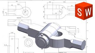 Knuckle Joint Assembly  and Animation in Solidworks