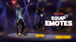 How to Equip Emotes in Free Fire