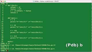 Python3 PDB Debugger in 3 Minutes