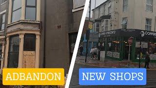 Exploring Abandoned Buildings & New Businesses in Blackpool Town Centre!