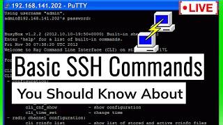 [LIVE] Basic SSH Commands you should learn about| PuTTy