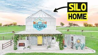 UNIQUE SILO TINY HOME FARM STAY on a Llama Farm! (Full Airbnb Tour)